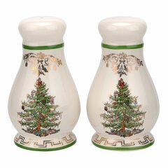 Details about   Yuletide Christmas Tree Motif Casserole & Matching Salt & Pepper Shakers 