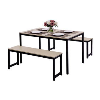 Latitude Run Annona 3 Piece Dining Set Wayfair