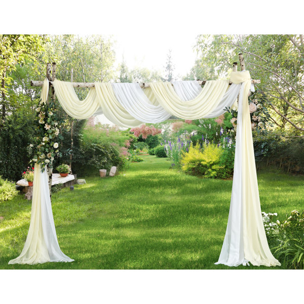 2.15m/84.64”Circle Wedding Arch Photography Background,Round Mesh Backdrop Wedding Stand Metal Arch Flower Frame,Outdoor Arbor Garden Arch Large Archway Circle Backdrop Stand Arch Balloon Party Decor 