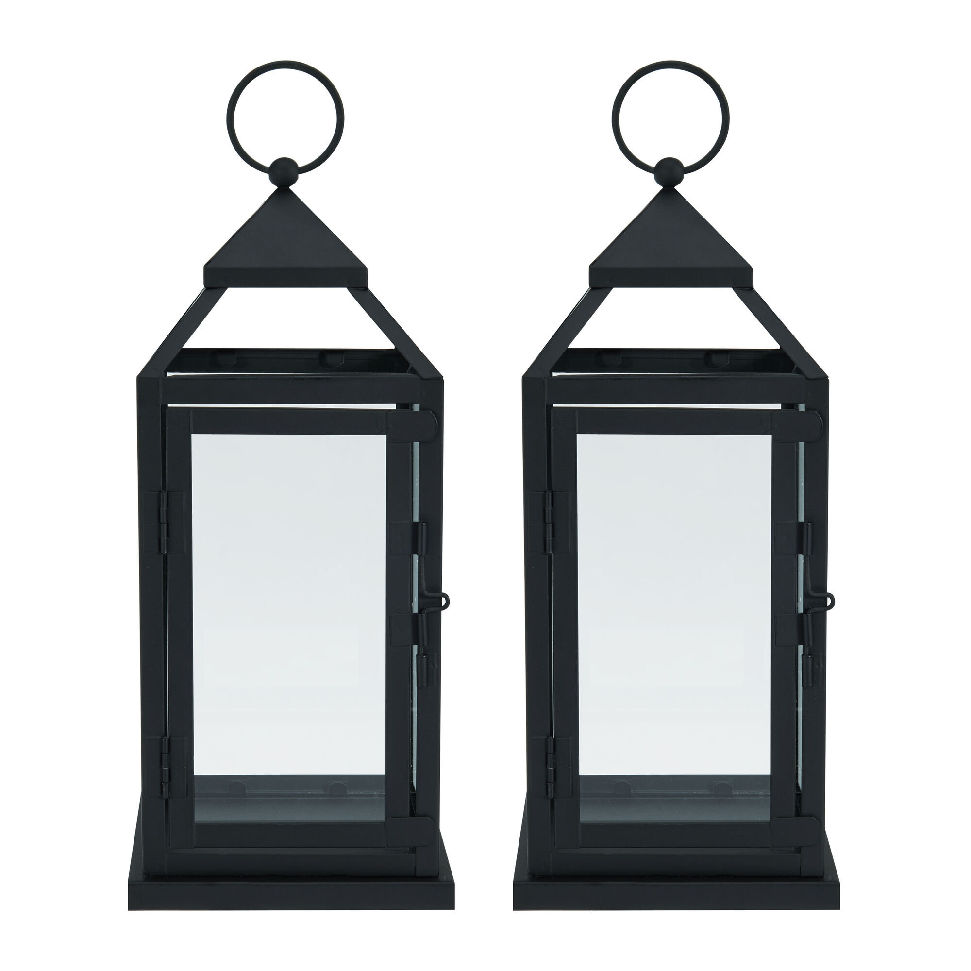 Longshore Tides 2 Piece Iron Tabletop Lantern Set Wayfair