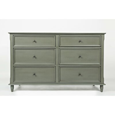 Waymon 6 Drawer Double Dresser Canora Grey