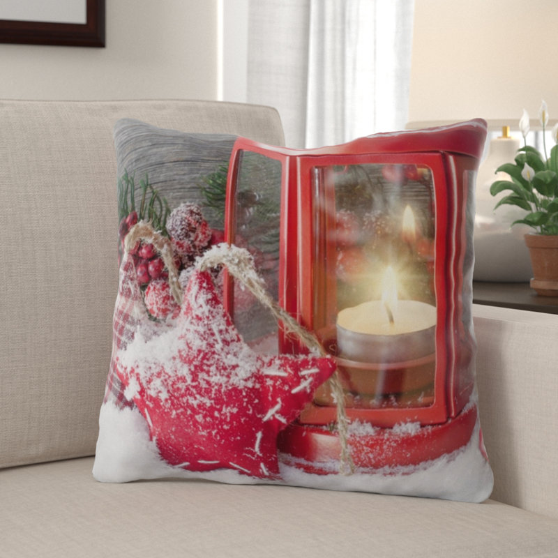 The Holiday Aisle Marleigh New Years Eve Indoor Outdoor Canvas Throw Pillow Wayfair