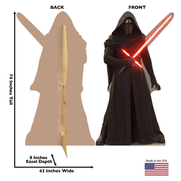 Advanced Graphics Star Wars Episode Vii The Force Awakens Kylo Ren Cardboard Cutout Reviews Wayfair