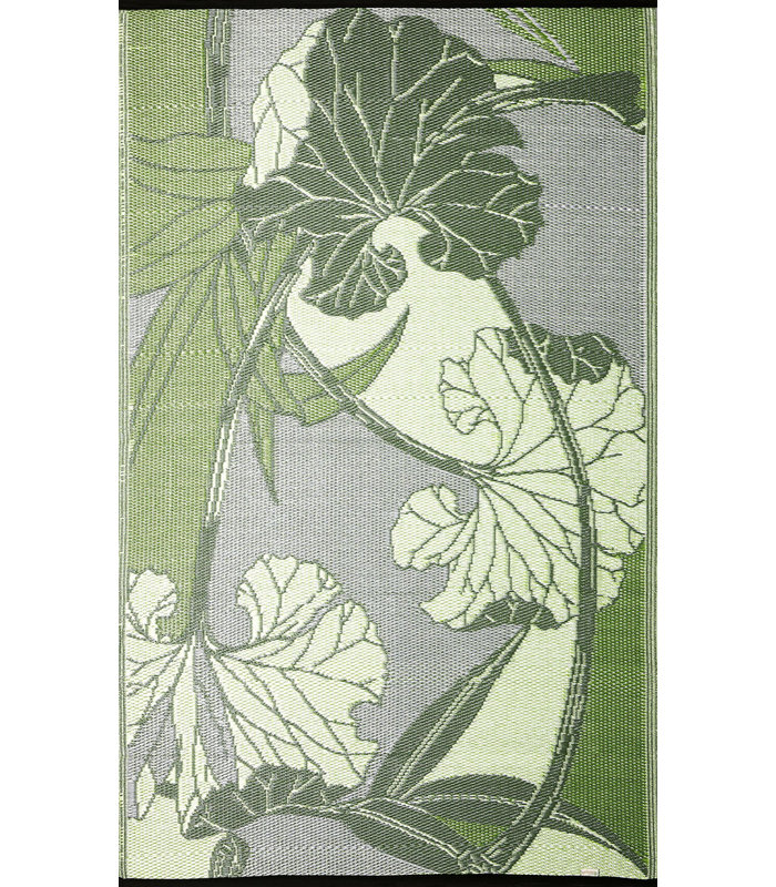 B B Begonia Blossom Rv Camping Patio Mat Green Grey Indoor Outdoor Area Rug Reviews Wayfair
