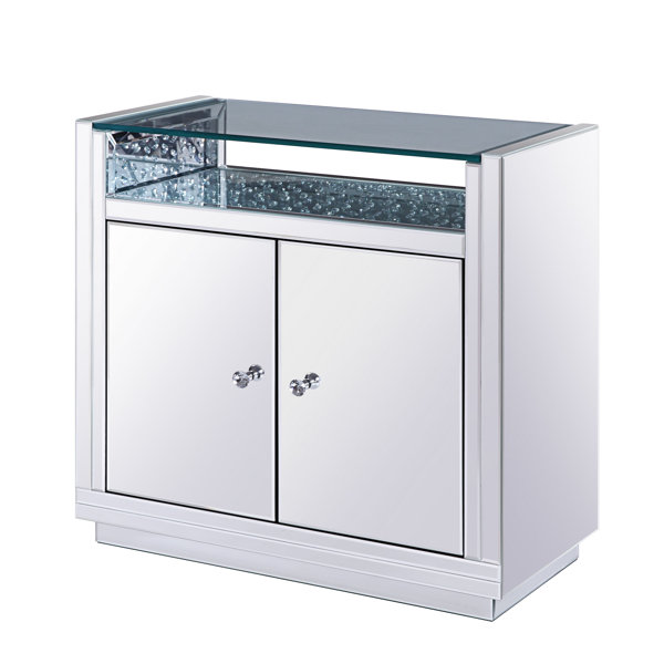 mirrored changing table
