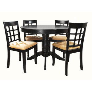 Oneill 5 Piece Wood Dining Set by Andover Mills