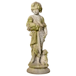 Garden Du00e9cor Shepherd Boy Statue