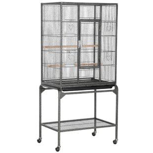 bird cage stand on wheels