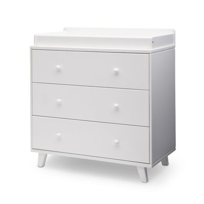 Delta Children Ava Changing Dresser Color White