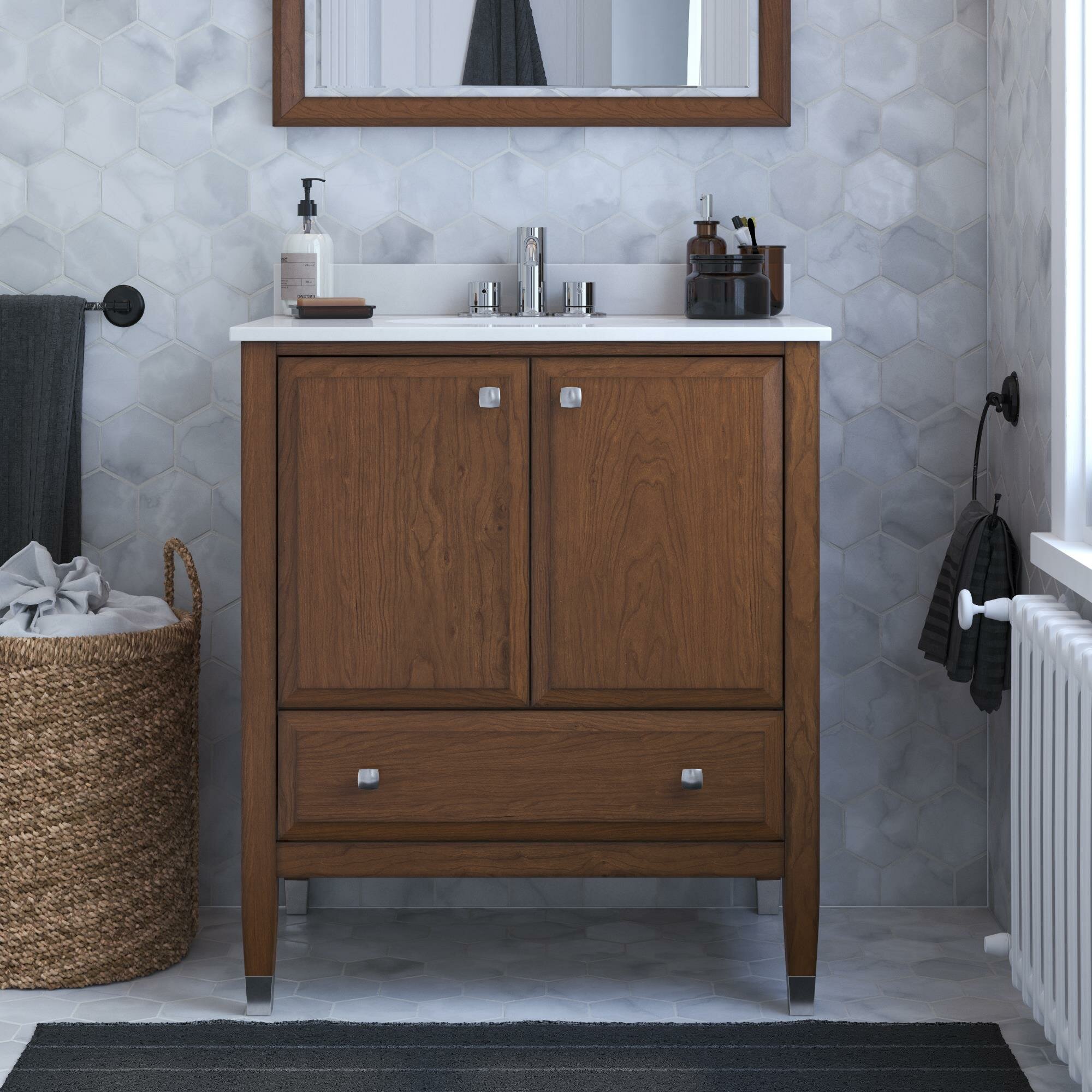 Dorel Living Metcalfe 30 Single Bathroom Vanity Set Reviews Wayfair