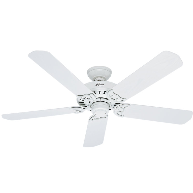 52 Bridgeport 5 Blade Standard Ceiling Fan With Pull Chain
