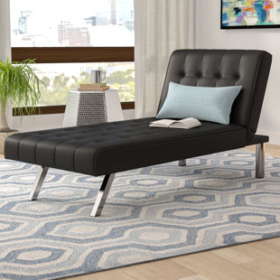 Go to store & view more images Wade Logan Metzger Convertible Chaise Lounge
