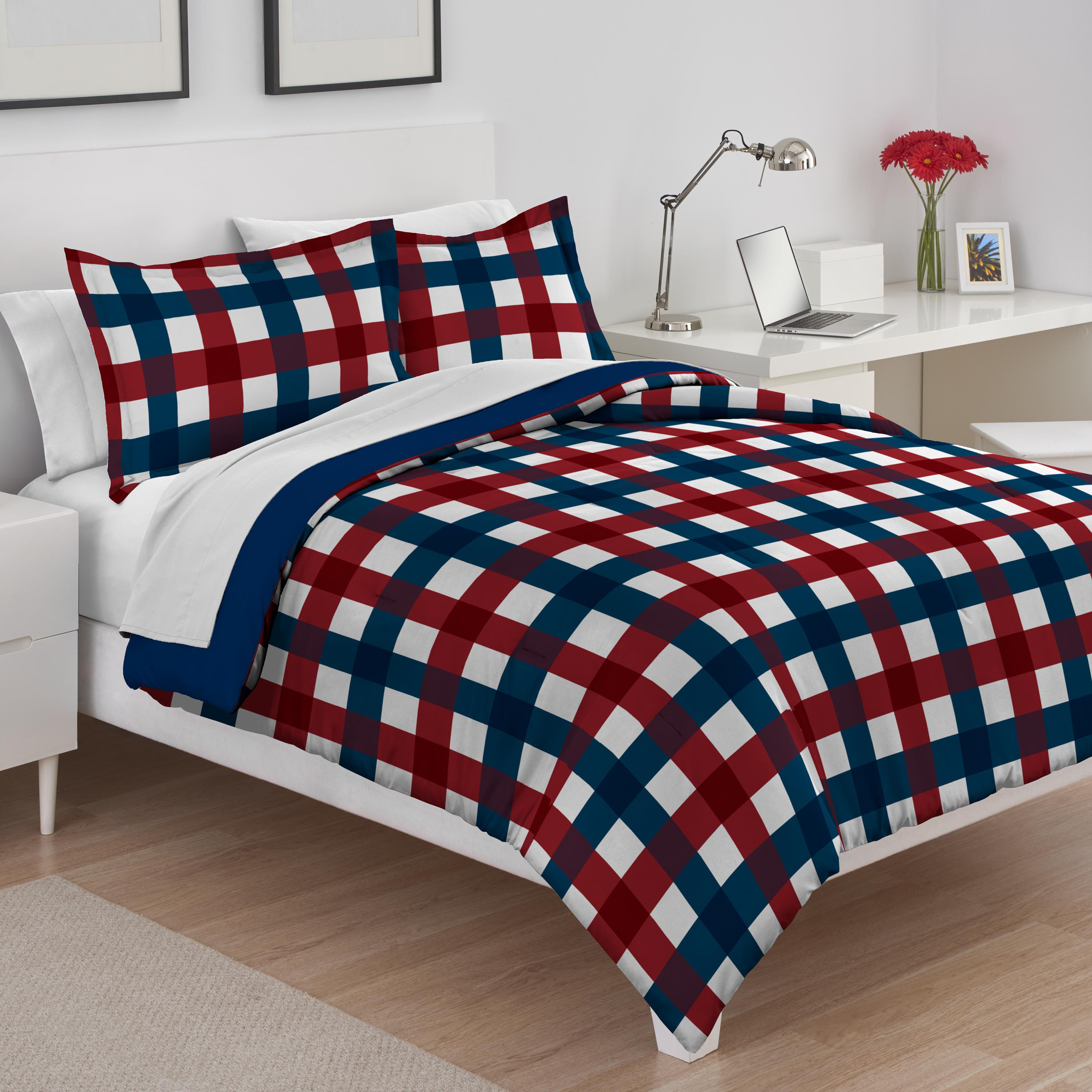 Izod Buffalo Plaid Reversible Comforter Set Reviews Wayfair