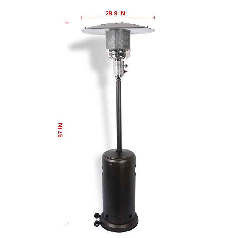 Baner Garden 47 000 Btu Propane Patio Heater Wayfair Baner Garden 47 000 Btu Propane Patio