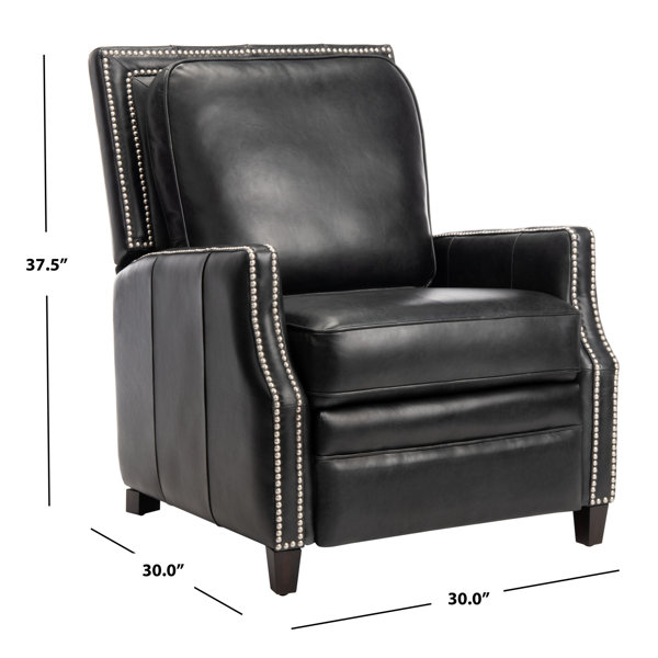 bipasha genuine leather manual recliner