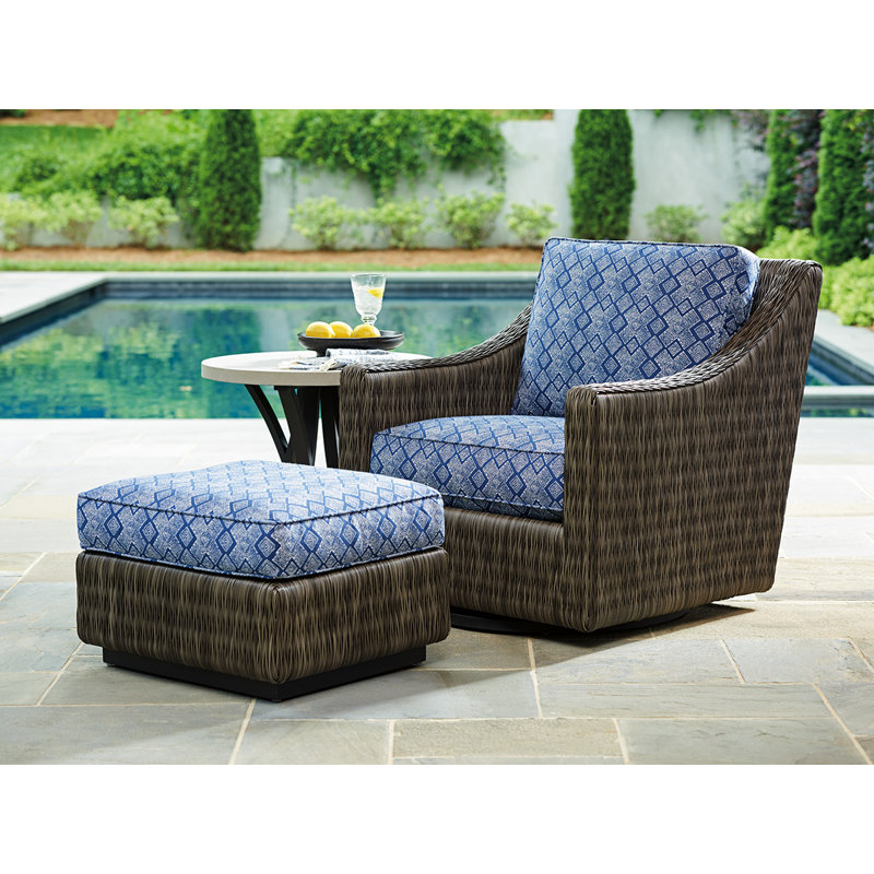 Tommy Bahama Outdoor Cypress Point Ocean Terrace Patio Chair With Cushion And Ottoman Wayfair Ca