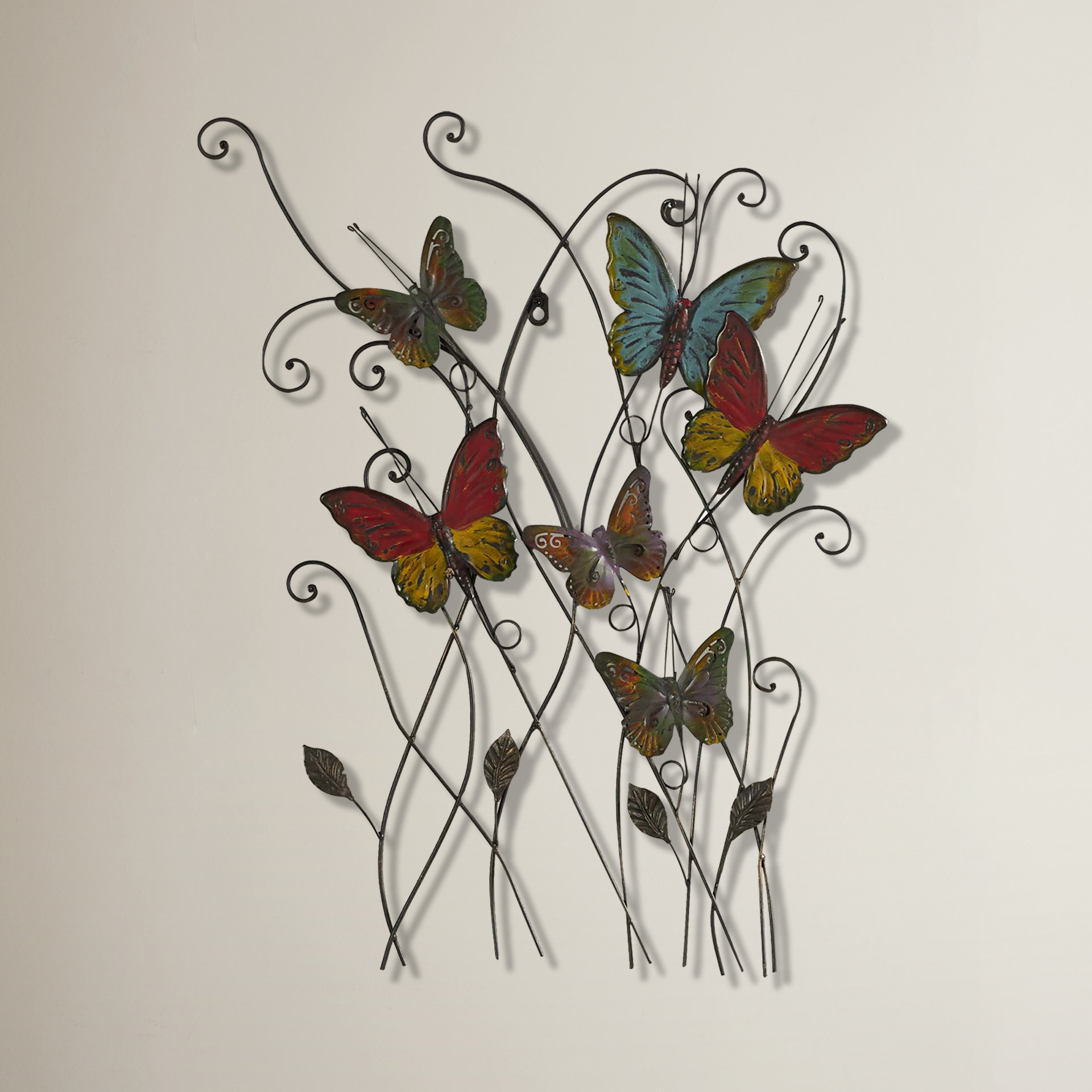 Charlton Home Multicolored Butterfly Bouquet Wall Decor Reviews