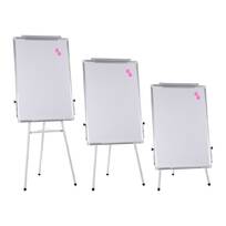 ARCOBIS 14” x 11” Dry Erase White Board Easel，Portable Magnetic Double-Sided White Board with Stand for Classroom Home Office