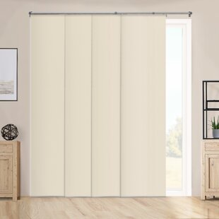 Premium Adjustable Sliding Panels Sheer Beige Vertical Blind