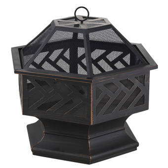 Ohio Flame Steel Wood Burning Fire Pit Wayfair Ca