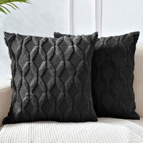 black toss pillows