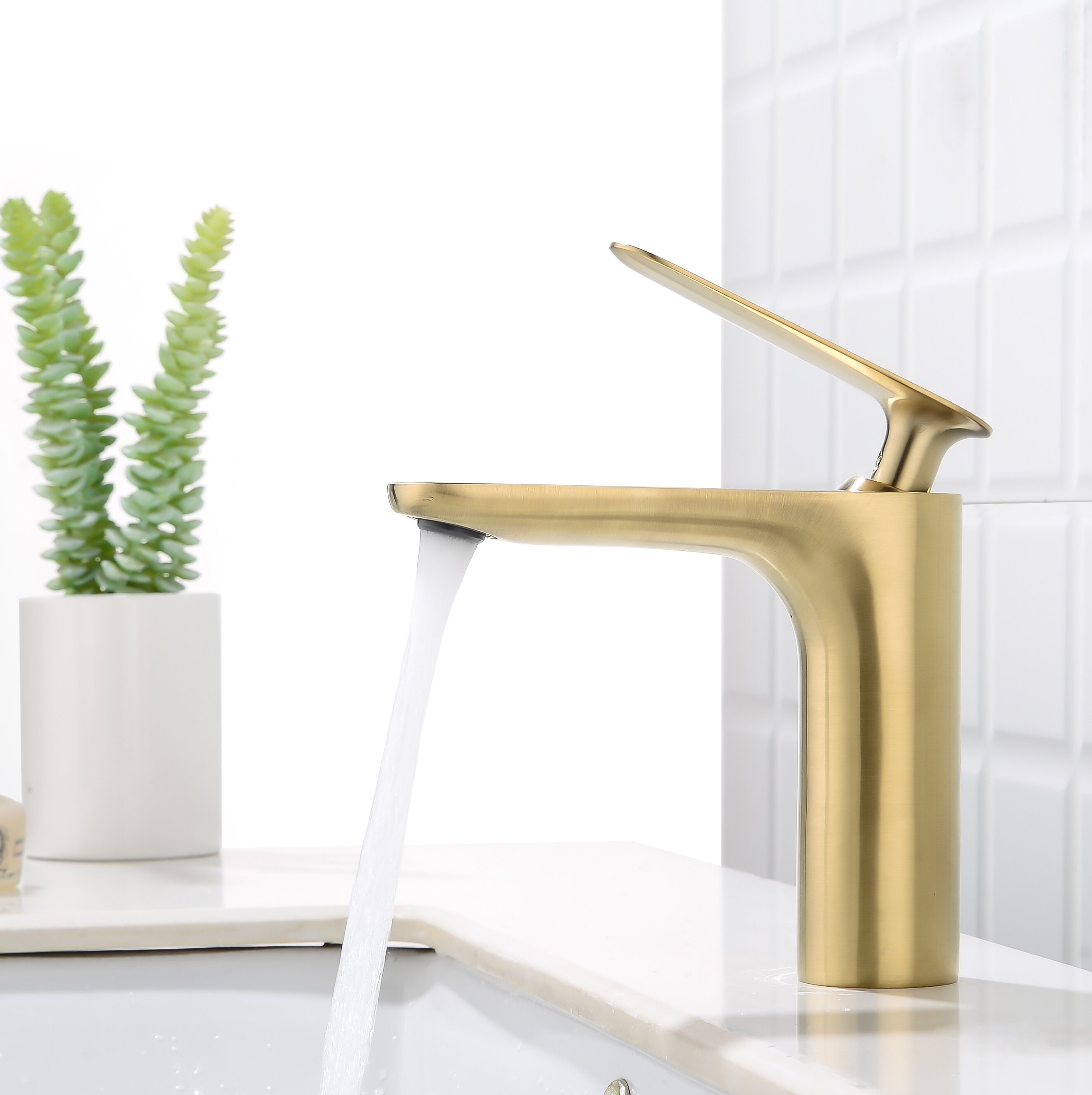 Yzzy Brass Vessel Sink Bathroom Faucet Reviews Wayfair