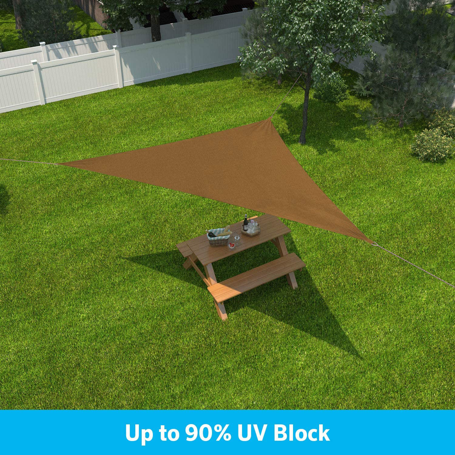 Coolaroo Dual 12' x 12' Square Shade Sail & Reviews Wayfair