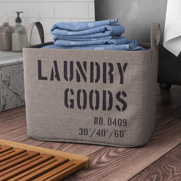Kordell Army Canvas Laundry Basket