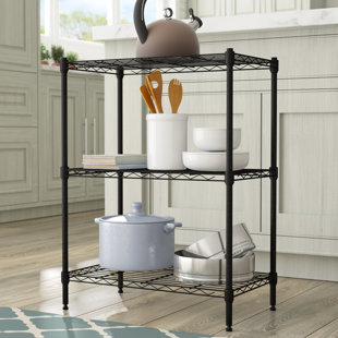 30.5 H Heavy Duty Wire Three Shelve Unit Rebrilliant Fashion and beautiful backpack