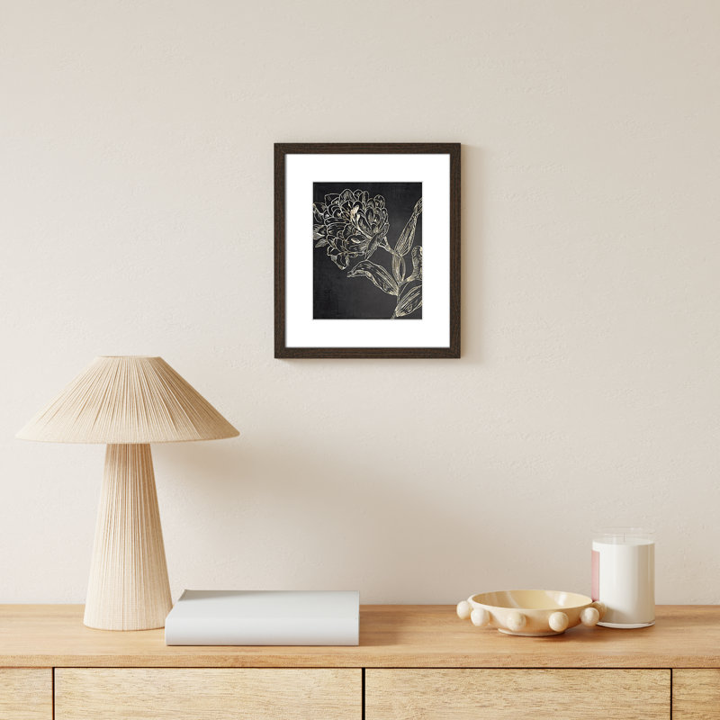 Clarendon Golden Flower Folklore II by Asia Jensen - Picture Frame Graphic Art