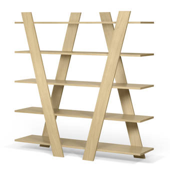 Brayden Studio Ashmore Etagere Bookcase Wayfair