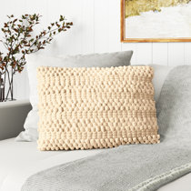 beige rectangle cushion
