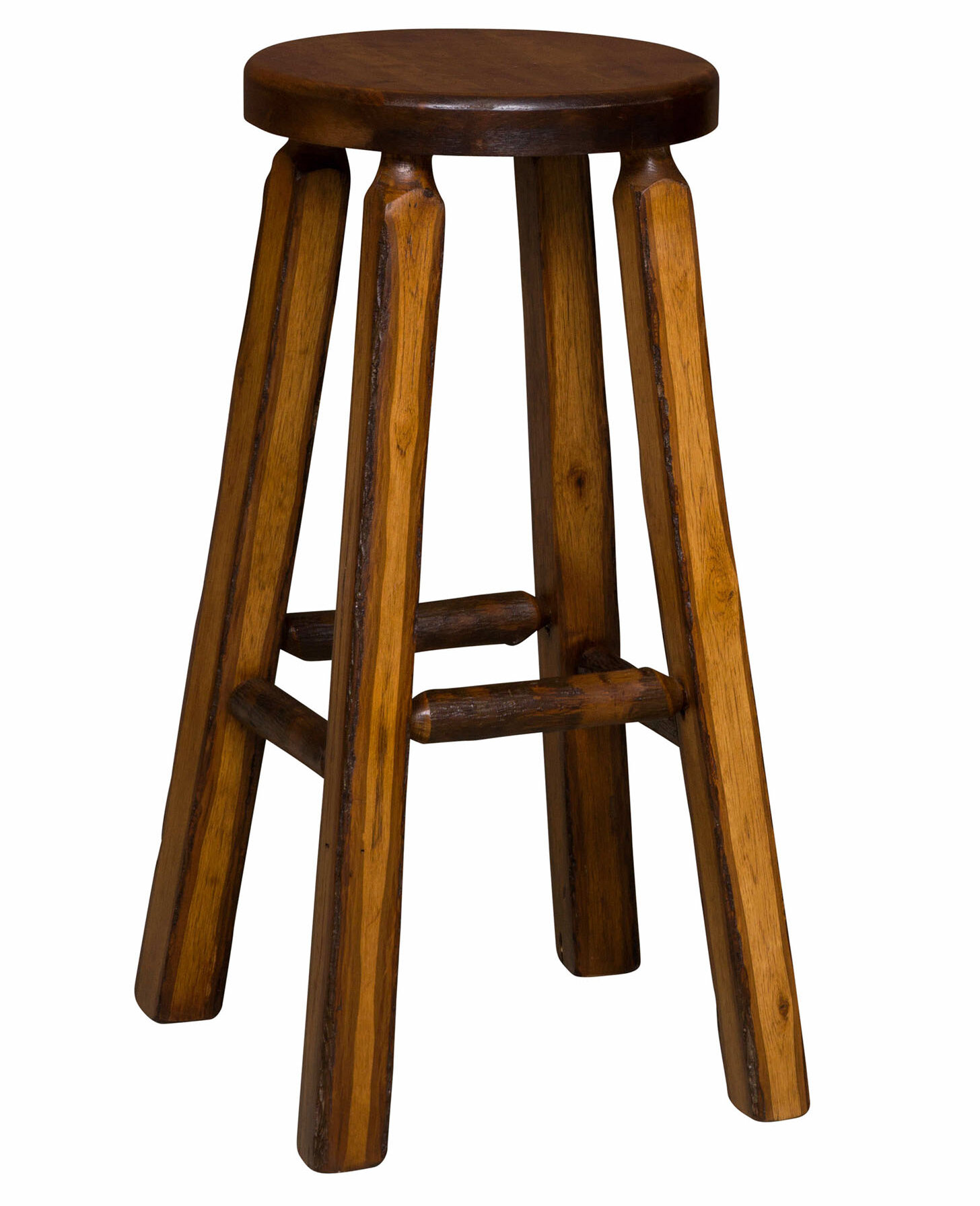 Loon Peak® Quint 30'' Tall Solid Wood Accent Stool | Wayfair