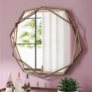 View Dekalb Modern Amp Contemporary Distressed Accent Mirror