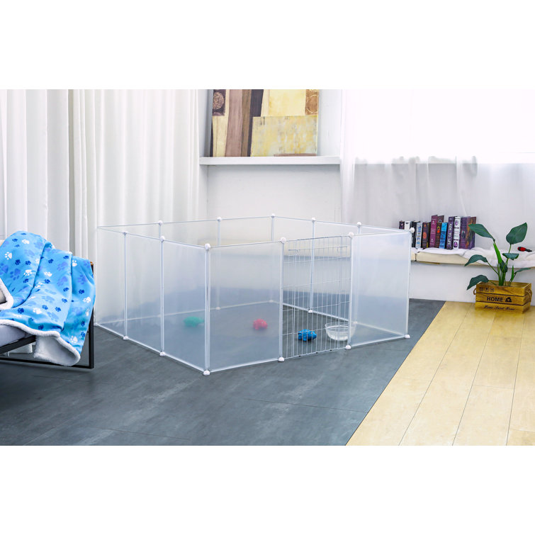 transparent dog pen