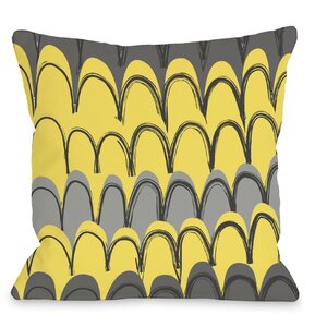 Mila Mountains Throw Pillow