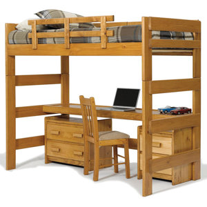 Twin Loft Bed Configurable Bedroom Set