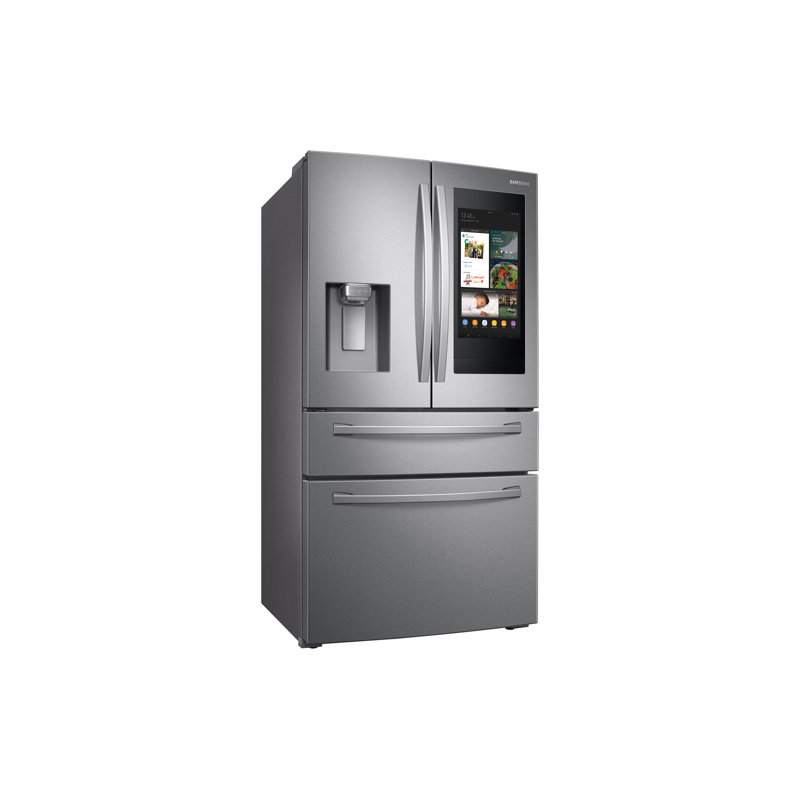 Samsung 36 4 Door French Door 27 7 Cu Ft Smart Refrigerator With Family Hub Reviews Wayfair