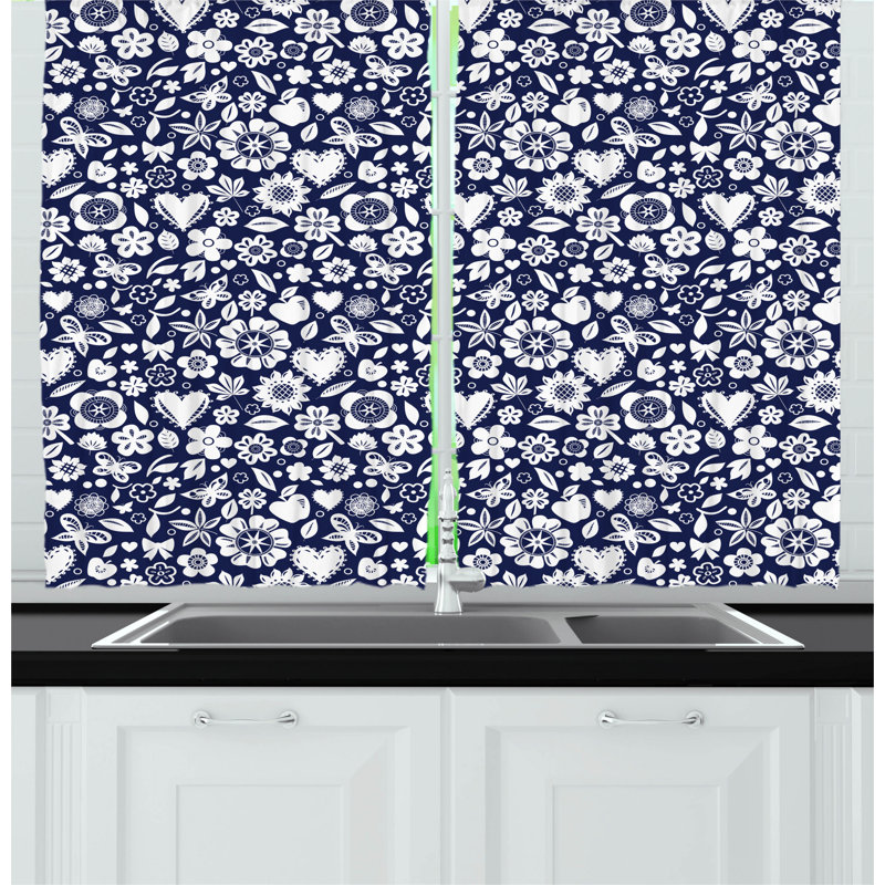 East Urban Home Kitchen Curtains Kitchen Curtain Wayfair