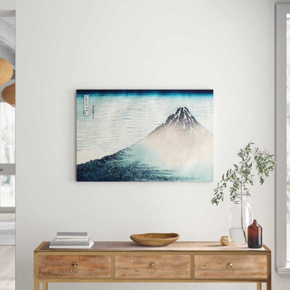 East Urban Home Fuji In Clear Weather From The Series 36 Views Of Mount Fuji By Katsushika Hokusai Art Print On Canvas Wayfair Co Uk