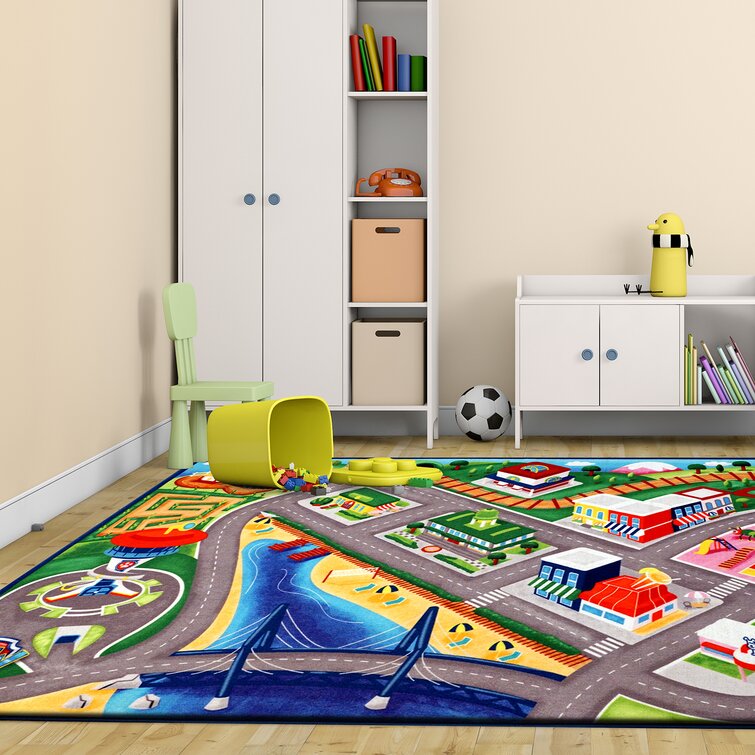 paw patrol rug with cars