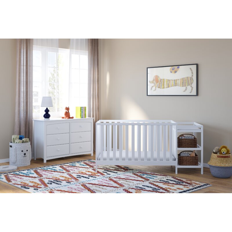 storkcraft 4 in 1 crib with changing table