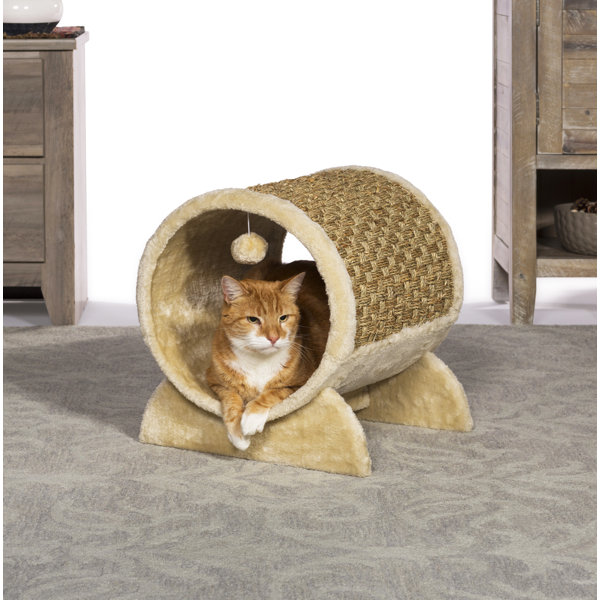 Folding Cubic Cat Crinkle Tunnel Pop-Up Cat Play Cubes Kitty Play and Sleep Tent Interactive Toy for Cats Blue Kittens Smandy Cat Tunnel and other Small Animals
