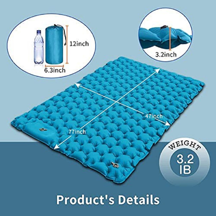 double camping mattress pad