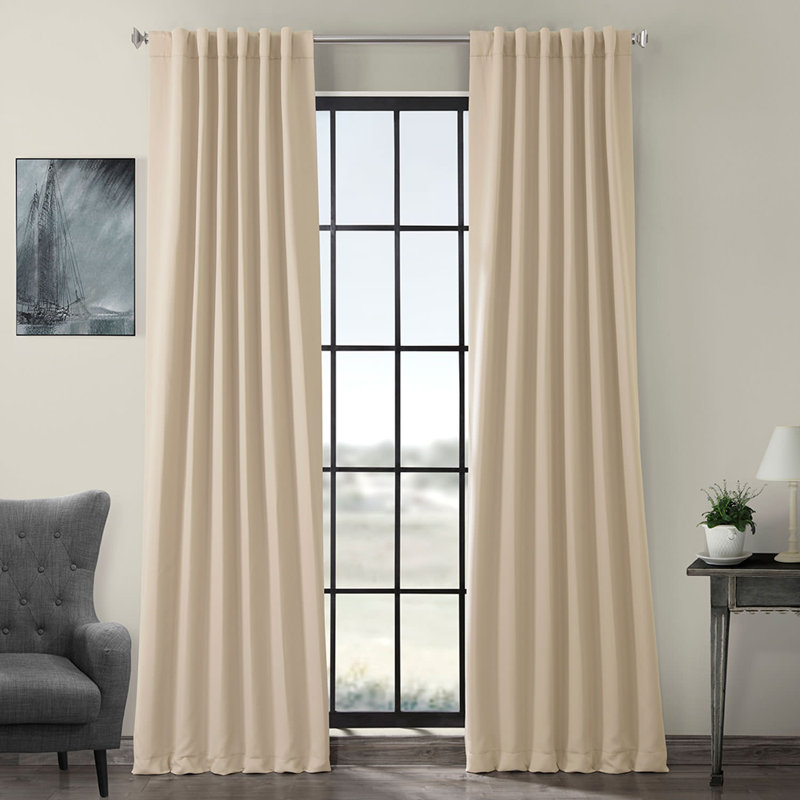 Darby Home Co Destinie Solid Color Blackout Thermal Rod Pocket