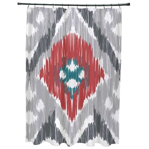 Oliver Original Geometric Print Shower Curtain