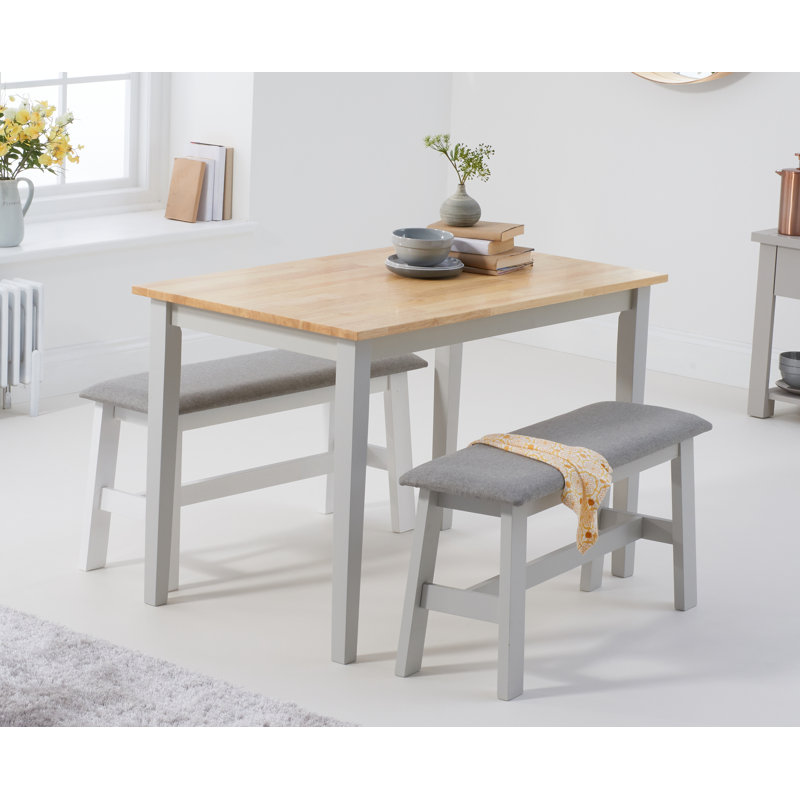 Sommerallee Essgruppe Troutville mit 2 Bänken & Bewertungen | Wayfair.de