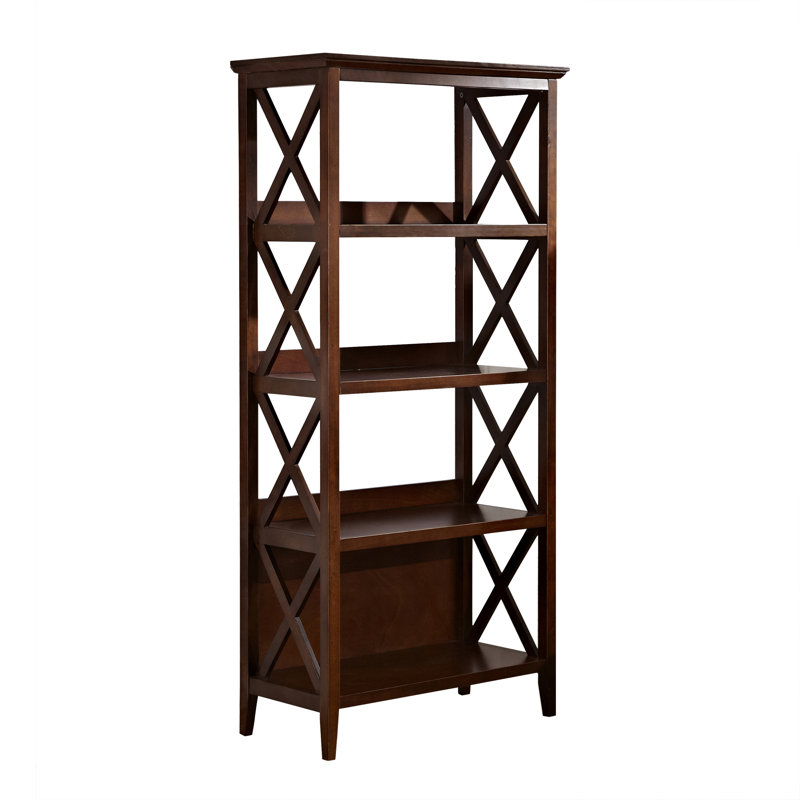 Gracie Oaks Swigert Etagere Bookcase Wayfair