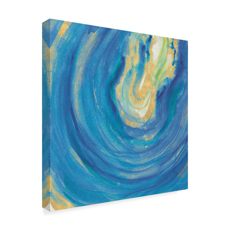 Everly Quinn Rarity I Square Acrylic Painting Print On Wrapped
