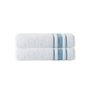 Cornelia 100% Turkish Cotton Bath Towel (Set of 2)